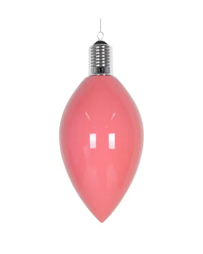 Vickerman 15.5in Pink Enamel C9 Bulb Ornament