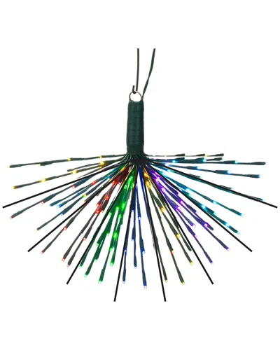 Vickerman 160-light 24in Remote Controlled Rgb-warm White Green Starburst In Multi