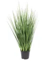 Vickerman 24" Artificial Potted Extra Full Green Grass In No Color