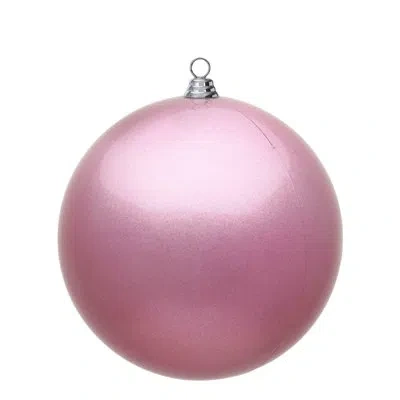 Vickerman 24" Giant Pink Shiny Ball Christmas Ornament.