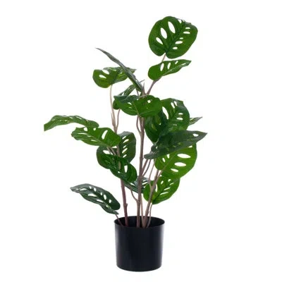 Vickerman 24" Green Monstera Potted
