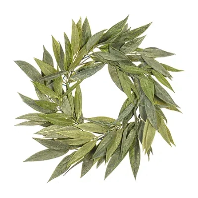 Vickerman 24" Green Muddy White Willow Wreath X 20