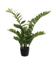Vickerman 28" Potted Zamifolia Artificial Bush In No Color