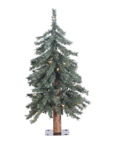 Vickerman 2ft Natural Bark Alpine Artificial Christmas Tree In Green