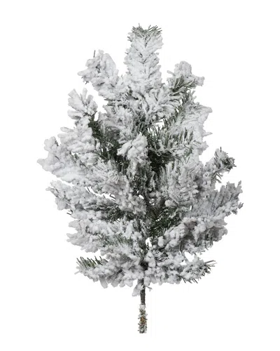 Vickerman 2pc Set 24in Flocked Alaskan Pine Artificial Christmas Sprays In Purple