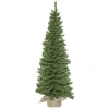 Vickerman 3' Mini Pine Artificial Christmas Tree With Burlap Base In Green