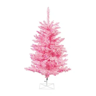 Vickerman 3' Pink Fir Artificial Christmas Tree