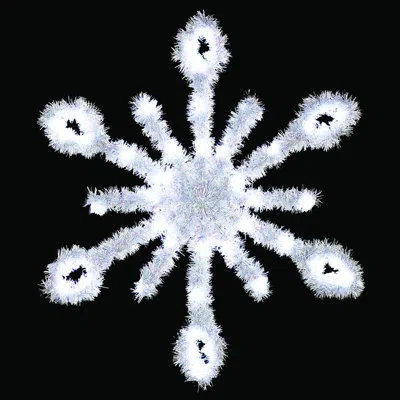 Vickerman 30 Light Lighted Window Décor In White