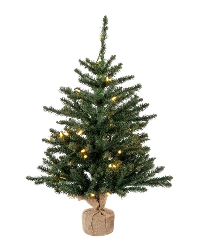 Vickerman 30in Anoka Pine Artificial Christmas Tree In Animal Print