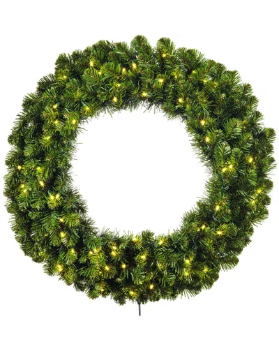 Vickerman 30in Deluxe Sequoia Pine Artificial Pre-lit Wreath In Green