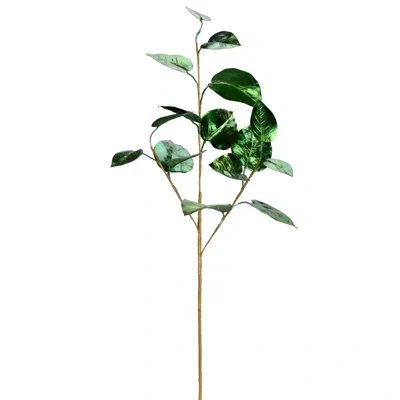 Vickerman 33" Shiny Leaf Artificial Christmas Spray In Green