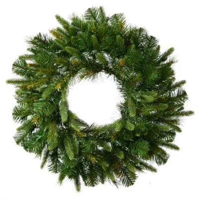 Vickerman 36" Cashmere Christmas Wreath Unlit" In Green