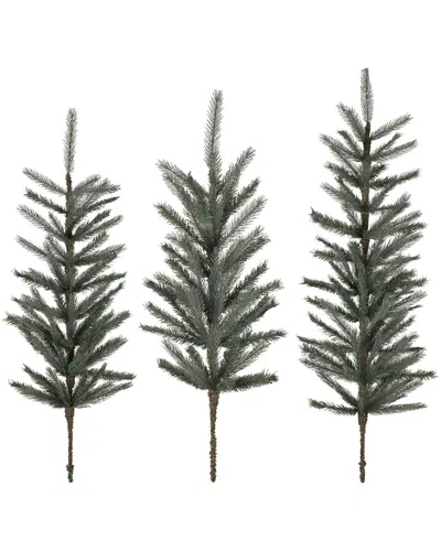 Vickerman 36-42-48in Artificial Blue Spruce Tops In Green