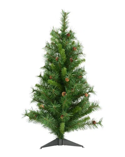 Vickerman 3ft Cheyenne Pine Artificial Christmas Tree In Green