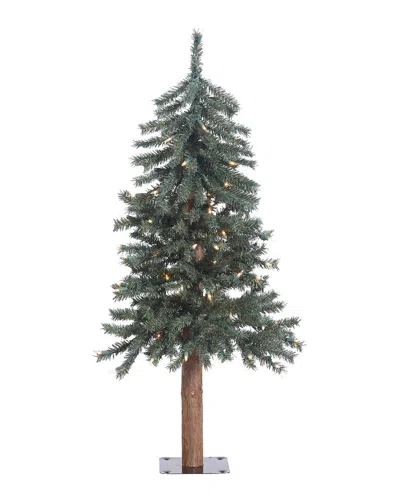 Vickerman 3ft Natural Bark Alpine Artificial Christmas Tree In Brown