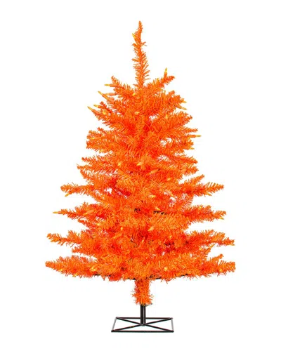 Vickerman 3ft Orange Fir Artificial Christmas Tree In Brown