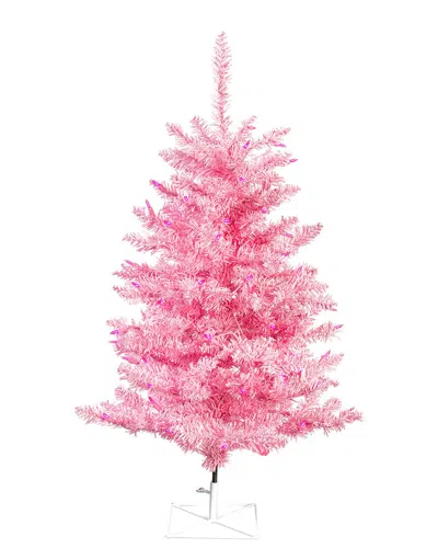 Vickerman 3ft Pink Fir Artificial Christmas Tree