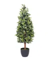 Vickerman 4' Artificial Bay Tree In Pot In No Color