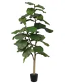 Vickerman 4' Artificial Potted Fiddle Tree In No Color