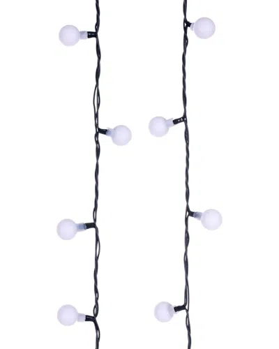 Vickerman 400 Light Warm White Led Indoor/outdoor 8-function Cherry Light Set  With Remote Control In Black