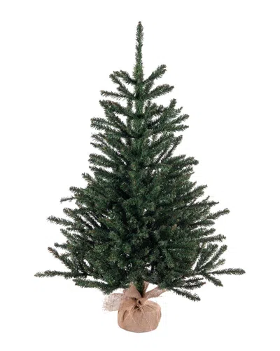 Vickerman 42in Anoka Pine Artificial Christmas Tree, Unlit In Green