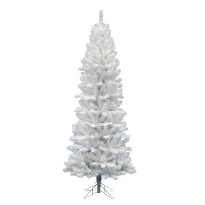 Vickerman 4.5' White Salem Pine Pencil Profile Artificial Christmas Tree