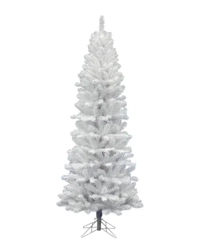 Vickerman 4.5ft White Salem Pencil Pine Artificial Christmas Tree