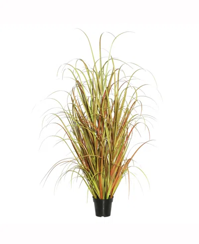 Vickerman 48" Pvc Artificial Potted Mixed Brown Grass X 135 In No Color
