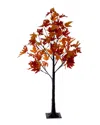 Vickerman 4ft Maple Leaf Tree Led In Multi