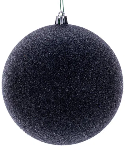 Vickerman 4pc 6in Iced Ball Ornaments In Blue