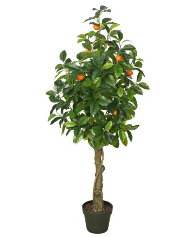 Vickerman 51" Artificial Real Touch Orange Tree In No Color