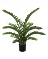Vickerman 52" Potted Green Zamifolia Bush X 15 With 331 Leaves In No Color