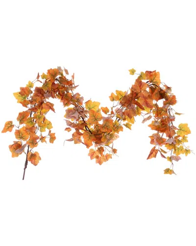 Vickerman 5ft Fall Artificial Leaf Garland In Multi