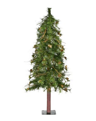 Vickerman 5ft Mixed Country Alpine Artificial Christmas Tree In Green