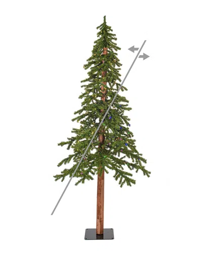 Vickerman 5ft Natural Alpine Artificial Pre-lit Christmas Tree In Green