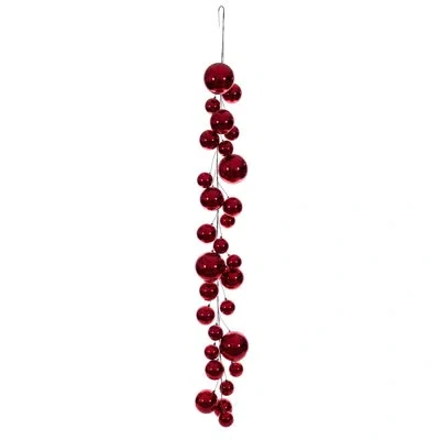 Vickerman 6' Ball Branch Garland. In Silver