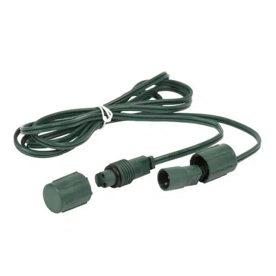 Vickerman 6'' Coaxial Extension Cord For X6g6601pbg 50lt Coaxal Led Set, 6/bag. Green Wire, Csa/us Listed.