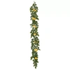 Vickerman 6' Green And Yellow Salal Leaf Lemon Garland Featuring 52 Branches With 14 Lemons In Green
