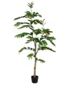 Vickerman 6' Potted Artificial Nandina Tree In No Color