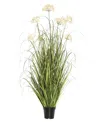 Vickerman 60" Artificial Potted Green Grass In No Color