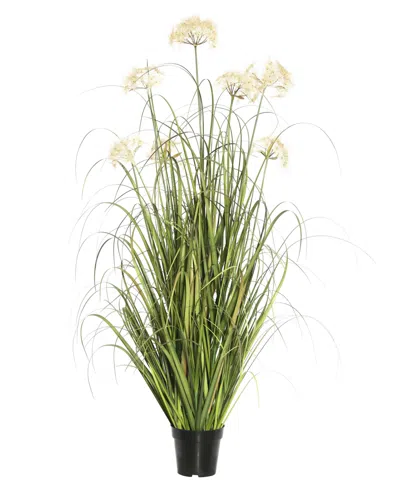 Vickerman 60" Artificial Potted Green Grass In No Color