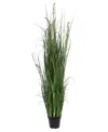 Vickerman 60" Pvc Artificial Potted Green Sheep's Grass And Plastic Grass In No Color