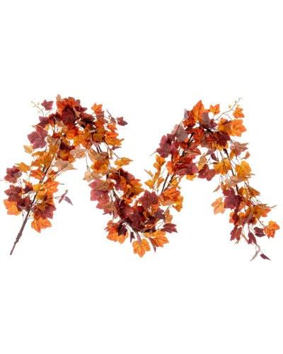 Vickerman 60in Artificial Fall Maple Leaf Garland In Multi