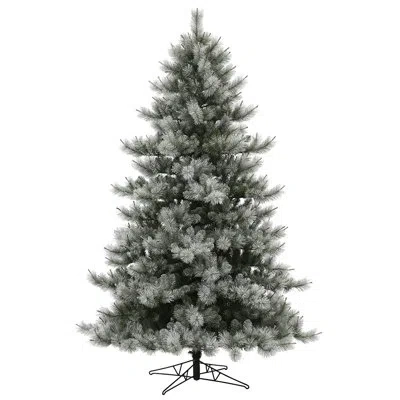 Vickerman 6.5'' X 53" Flocked Cayce Pine Artificial Christmas Tree, Unlit