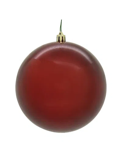 Vickerman 6in Crimson Red Candy Ball Uv Drilled