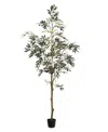 Vickerman 7' Artificial Potted Olive Tree In No Color