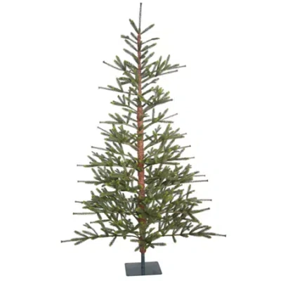 Vickerman 7' Unlit Pine Artificial Christmas Tree In Green