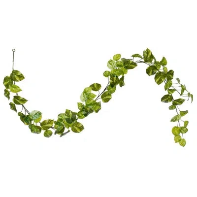Vickerman 72" Artificial Manjula Pothos Garland In Green