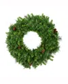 Vickerman 72" Cheyenne Pine Artificial Christmas Wreath Unlit In Green