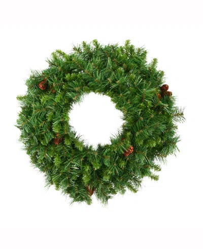 Vickerman 72" Cheyenne Pine Artificial Christmas Wreath Unlit In Green